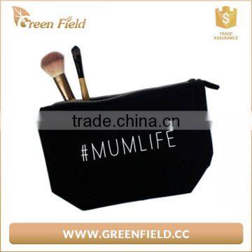 Black Washable Kraft Paper Cosmetic Bag,unique Washable Paper Makeup Cosmetic Bag photo-2