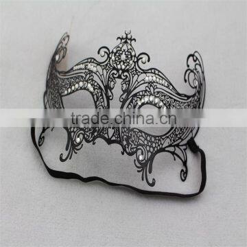 Sexy Mask Elegant Metal Laser Cut Venetian Halloween Ball Masquerade Luxury Mask photo-3