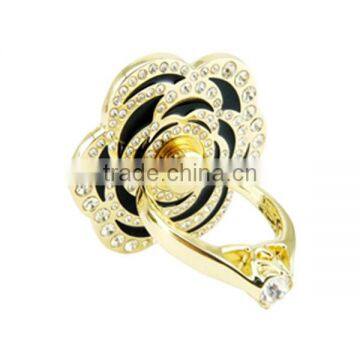 Golden Diamonds Full Drill Mobile Phone Ring Holder photo-2