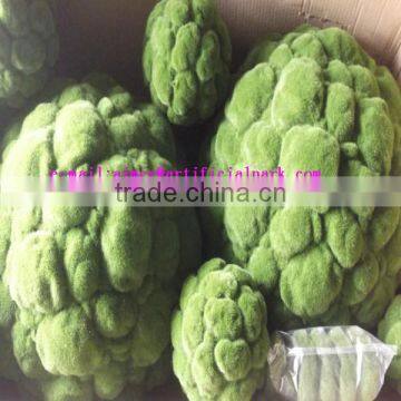 Q0908005 Garden Decoration Topiary China Wholesale Green Artificial Moss Balls photo-4