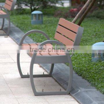 Wholesales Cast Aluminum Wooden Bench Without Backrest photo-4