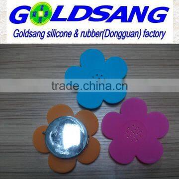 Fashion Flower Shape Silicone Soap Dish photo-2