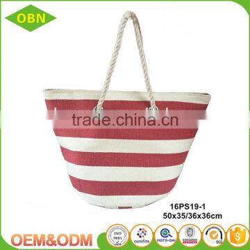 Wholesale Cheap Canvas Tote Beach Bag for Women photo-3