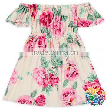 2017 Smocked Baby Girls Slip Summer Floral Dress photo-2
