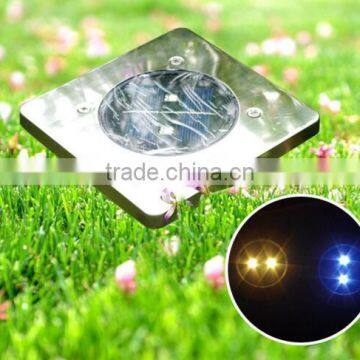 solar led recessed lights path underground spot light