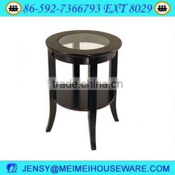 Two tiers glass coffee table Classic European Style