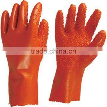 Sunnyhope PVC Coated Safety Work Glove Black Color Gloves photo-2