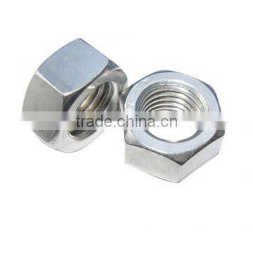 Galvanized Carbon steel hex head screw nuts, hex nuts from Guangzhou supply