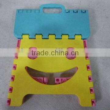 pp High Quality Kids Smile Plastic Foldable Stool photo-3