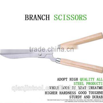 Whole Forged Stainless Steel High Quality Oak Wooden Handel Garden Scissors photo-2