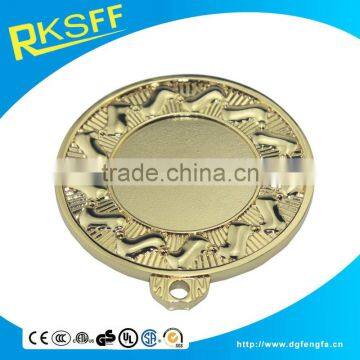 Gold Metal Medal With 3 Colors Ribbon photo-3