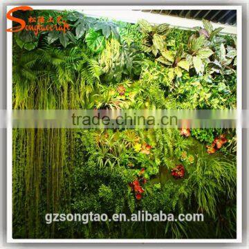 2017 fake flower cheap price artificial flower wall for wedding decoration