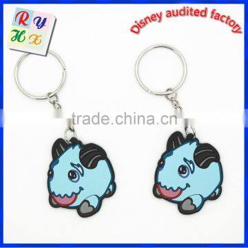 Cartoon Children's KeyChain Crative Silicone Ring Keyring Party Gifts photo-3