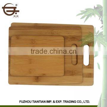 Wholesale Various Size Eco-friendly Square Bamboo Meat Bamboo Cutting Board photo-2