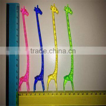 Party Decor cocktail fashion plastic giraffe stirrers