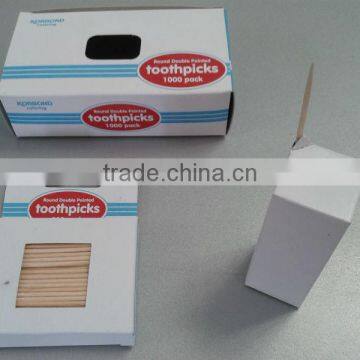 cheapst toothpick packing in paper box