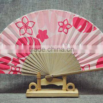 Bamboo Hand Held Folding Fan For Wedding Party Decor/Dancing Handheld Fan