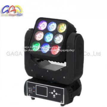 RGBW 4in1 9*12W Matrix LED Moving Head Wash Light photo-4
