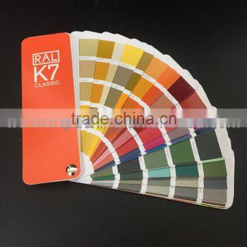 RAL K7 color Shade Card classic color formula guide