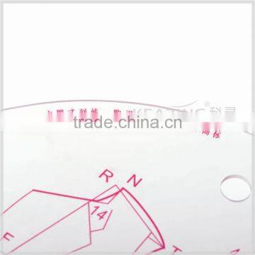 Kearing Flexbile Plastic Fashion Design Vary Form Ruler ( 1.2 mm Thickness ) # 6406 photo-6