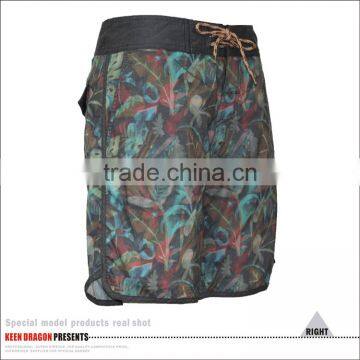 Tropical Print Boardshorts 2017 Mens Quick Dry Swim Trunks With High Quality Fabric photo-4