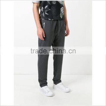 Custom Loose Fitting Straight Joggers Zipper Pocket Mens Track Pants photo-2