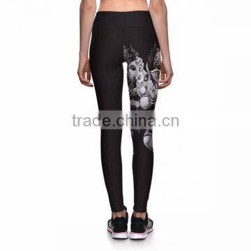 2017 Dry Fit Colorful Yoga Pants All Over Sublimation Printed Leggings for Women photo-2