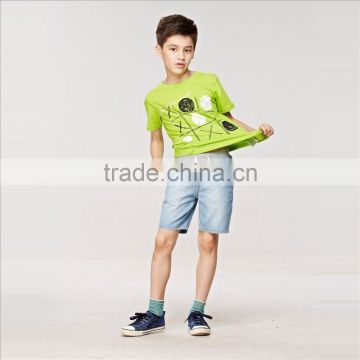 Hot sale printed kids summer t shirts