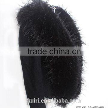 Long Women Fur Collar Fake Fox Fur Raccoon Fur Faux Coat Decor Luxurious Scarf Winter Multi photo-6
