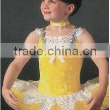 2014 ballet skirts and dresses for children-Yellow