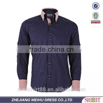 Men Shirts Double Collar Business Shirts for Men 2017 photo-4