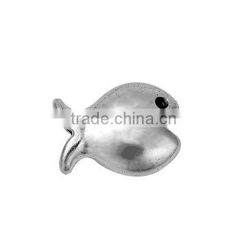 Zinc Based Alloy Spacer Beads Fish Animal Antique Silver