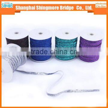 Textile Factory Direct Wholesale Lurex Metallic Satin Ribbon for Garment Accessories, Gift Craft Packing and Decoration photo-4