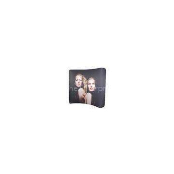 Retractable tabletop / 	modular trade show fabric display stand for convention