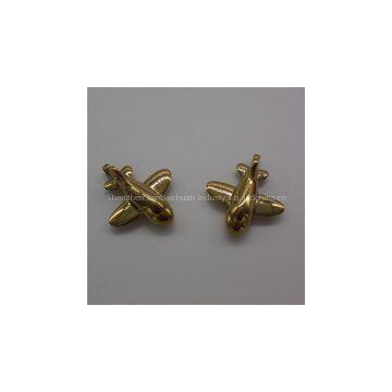 Creative Metal Key Chain Airplane Shape Key Ring