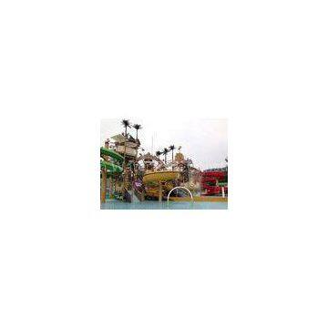 Big Water House Aqua Playground Pirate Ship Stype with 6 Water Slides