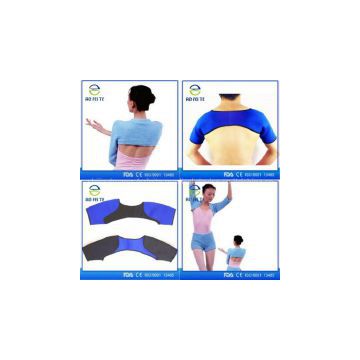 Shoulder pad compression shoulder brace corrector