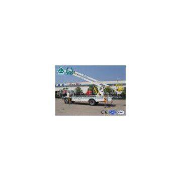 Drive System Curved Arm Hydraulic Platform Truck 190HP SINOTRUK