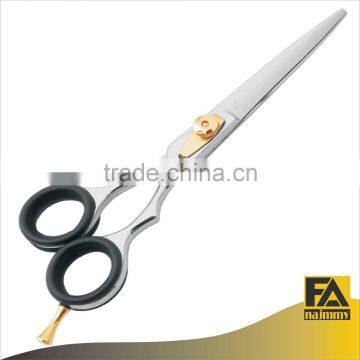 Hair cutting shears made of stainless steel