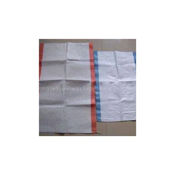 PP Woven Bag With Blue Or Red Without Printing Line 25kg PP Woven Bag