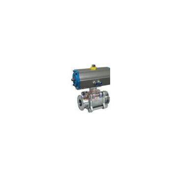 Pneumatic 3PCS Ball Valve