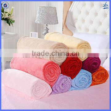 colorful towel blanket/super soft plush blankets