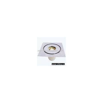 Washing machine floor drain