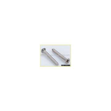 Countersunk phillips head self tapping screw