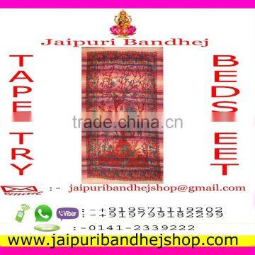 jaipuri mandala Print handmade tapestries