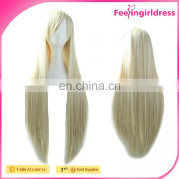 Lady Sample Free Attractive Long Straight Brazilian Human Hair Wig