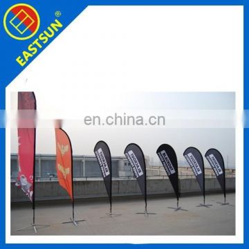 outdoor custom beach flags for wholesale polyester flags