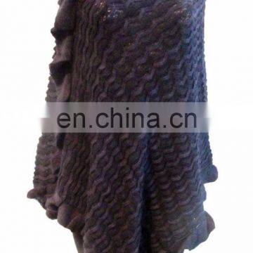 Brand New Cardigan Coat Knitwear Sweater Party Wear Top Style Dress Jacket Indian Handmade Ladies Casual Woolen Poncho T photo-5