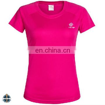 T-WT509 Guangzhou Factory Ladies Custom Logo Dry Fit Running T Shirt