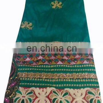 Dubai Indian African Nigerian Handwork Sequins work Beaded Stone work Georges come with Blouses